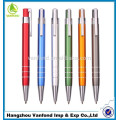 Most popular customized office supplies promotional aluminium ball pen